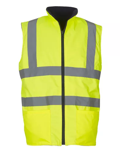 Hi-Vis Reversible Fleece Vest