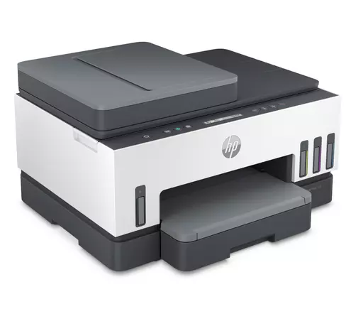 HP Smart Tank 7305e All-in-One, Color, Printer for Home and home office, Print, Scan, Copy, ADF, Wireless, 35-sheet ADF; Scan to PDF; Two-sided printing