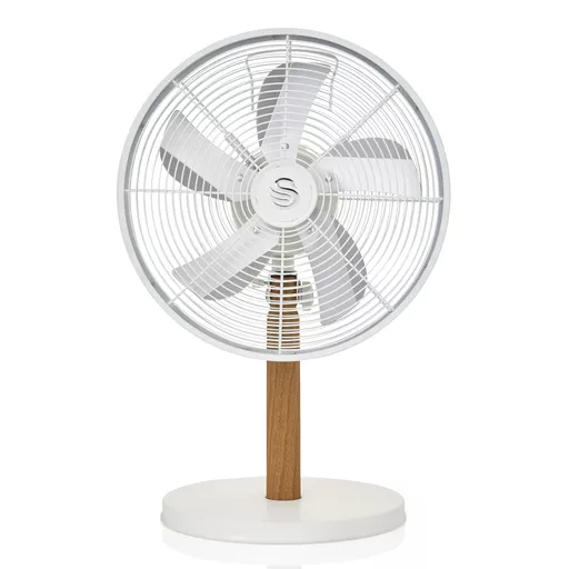 12 Inch Nordic White Desk Fan