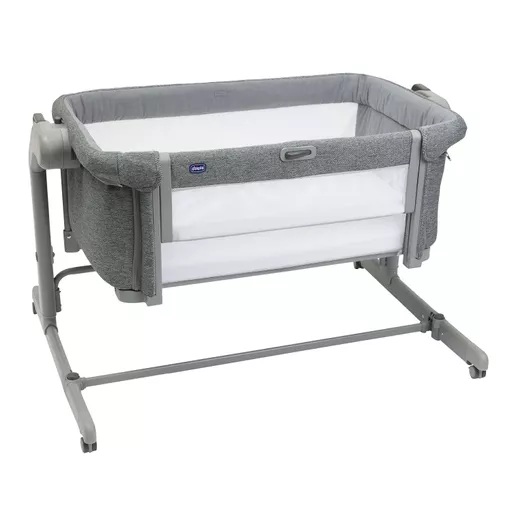 Chicco Next2Me Magic Evo Bedside Crib in Dark Grey