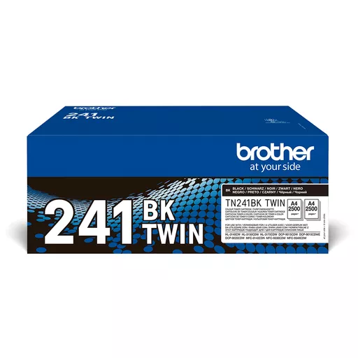 Brother TN-241BKTWIN Toner-kit black twin pack, 2x2.5K pages ISO/IEC 19798 Pack=2 for Brother HL-3140