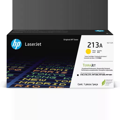 HP W2132A/213A Toner cartridge yellow, 3K pages ISO/IEC 19798 for HP CLJ 5800/6700/6701/6800