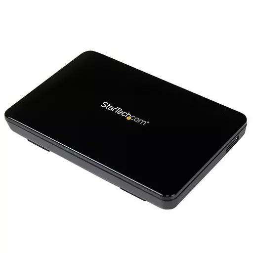 StarTech.com 2.5in USB 3.0 External SATA III SSD Hard Drive Enclosure with UASP – Portable External HDD