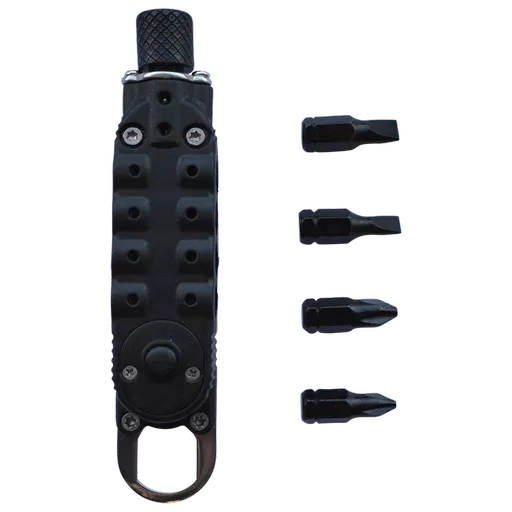 ASEC Mini Screwdriver Set With Torch Key Ring