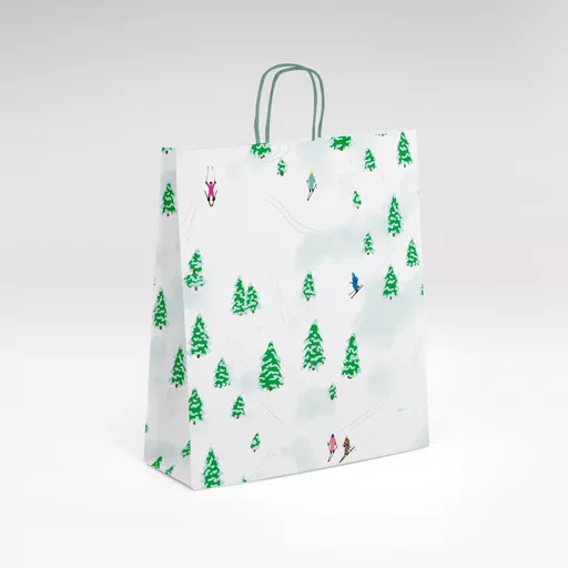White Kraft Twist Bag 