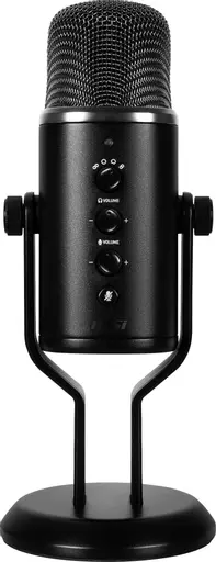 MSI IMMERSE GV60 STREAMING MIC 'USB Type-C Interface and 3.5mm Aux, For Professional applications with Intuituve control in 4 modes: Stereo, Omnidirectional, Cardioid and Bidirectional'