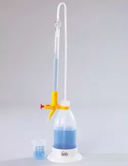 Automatic Titrating Burette with Storage Bottle, 25ml, Borosilicate Glass