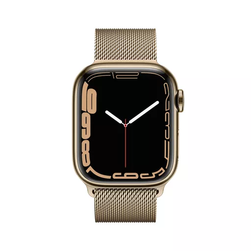 Apple Watch Series 7 OLED 41 mm 4G Gold GPS (satellite)