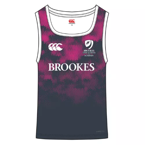 PRE-ORDER Oxford Brookes University Cheer & Dance Academy Senior Eco Training Singlet