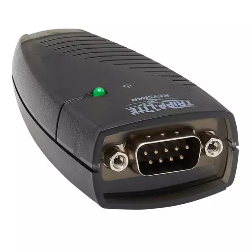 Tripp Lite USA-19HS Keyspan USB to Serial Adapter - USB-A Male to DB9 RS232 Male, 3 ft. (0.91 m), TAA