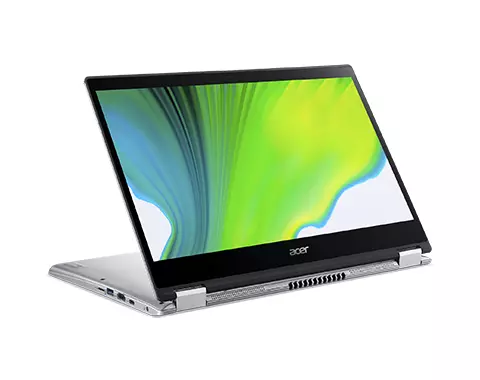 Acer Spin 3 SP314-21-R1B3 Hybrid (2-in-1) 35.6 cm (14") 1920 x 1080 pixels Touchscreen AMD Ryzen 3 4 GB DDR4-SDRAM 128 GB SSD Wi-Fi 5 (802.11ac) Windows 10 Home S Silver