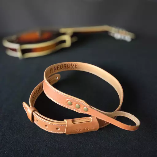 MS72T tan mandolin strap Pinegrove Leather 151951.jpg