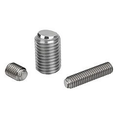 K0384 - Ball Pressure Screws In Stainless Steel Flat Ball Size M4-M16