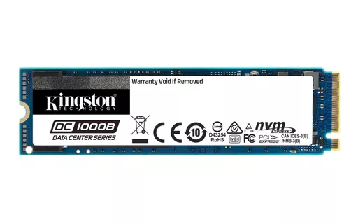 Kingston Technology DC1000B 480 GB M.2 PCI Express 3.0 NVMe 3D TLC NAND