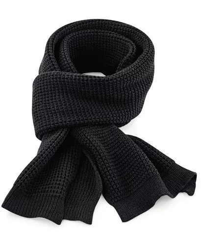 Classic Waffle Knit Scarf