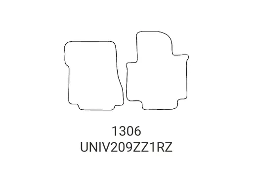 Nissan NV200 2009+ Tailored Rubber Mats