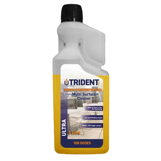 Trident Pro Ultra Super Concentrated Multi Surface Cleaner, 1L Bottle