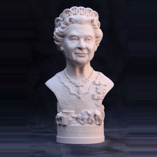 Queen Elizabeth II Bust