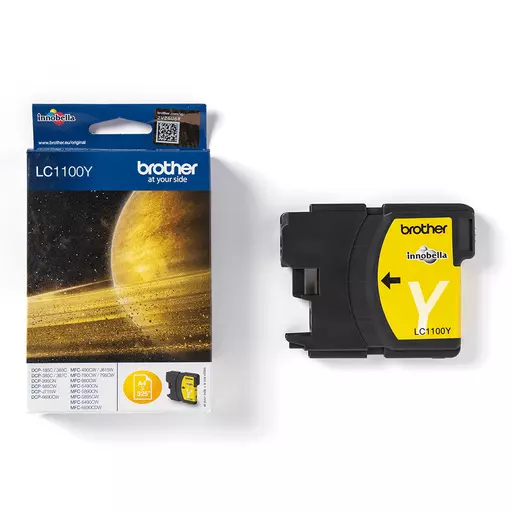 Brother LC-1100Y Ink cartridge yellow, 325 pages ISO/IEC 24711 5,5ml for Brother DCP 185 C/MFC 6490 C