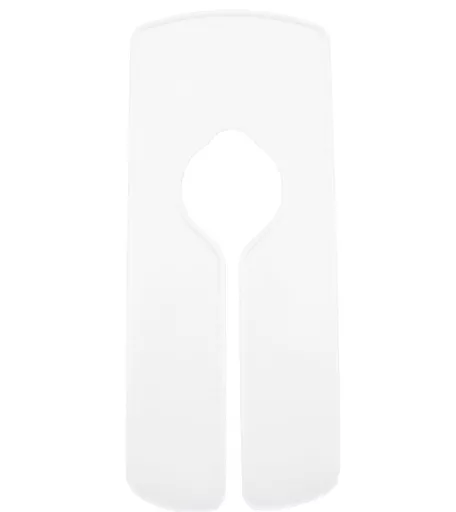 Plain White Rail Divider - Pack of 5