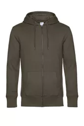 Men's King Zipped Hooded Sweat