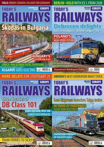 Today's Railways Europe 12-issue Subscription