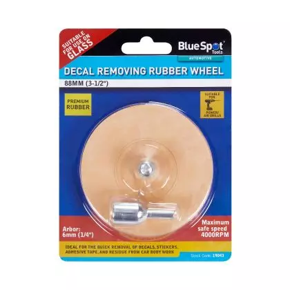 88mm (3 1/2") Decal Removing Rubber Wheel