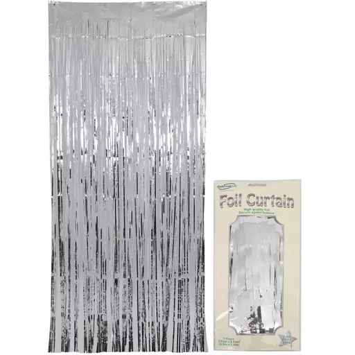 Door Curtain - Silver