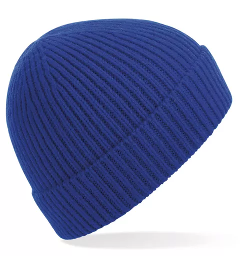 Engineered Knit Ribbed Beanie