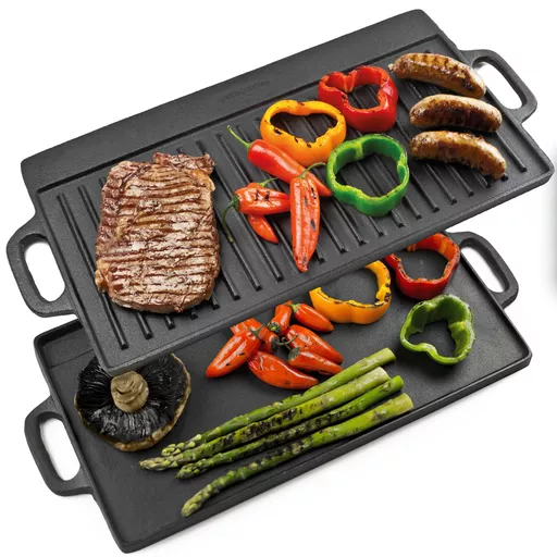 Reversable Grill Pan Black