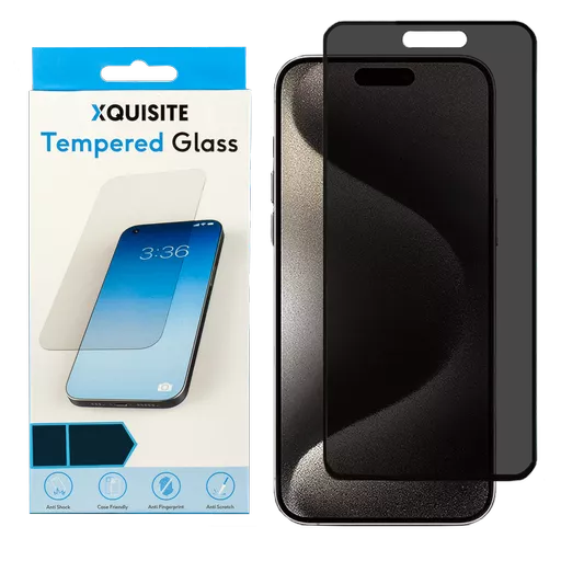 Xquisite 2D Glass - iPhone 15 Pro Max - Privacy