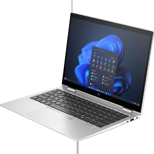 HP Elite x360 830 G11 Intel Core Ultra 5 125U Hybrid (2-in-1) 33.8 cm (13.3") Touchscreen WUXGA 16 GB LPDDR5x-SDRAM 512 GB SSD Wi-Fi 6E (802.11ax) Windows 11 Pro Silver