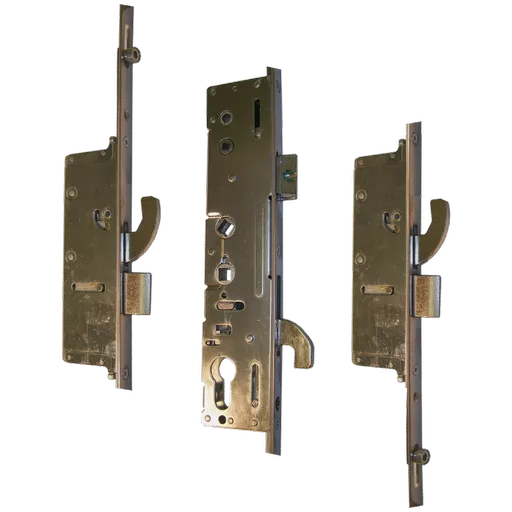 MILLENCO Mantis 3 Lever Operated Latch & Hookbolt 92/62 Twin Spindle - 2 Hook, 2 Bolt & 2 Roller
