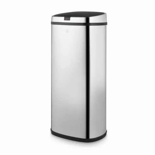 50L Square Sensor Bin S/Steel