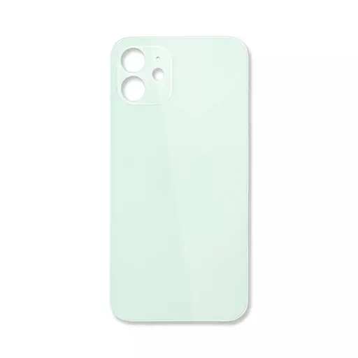 Back Glass (Big Hole) (No Logo) (Green) (CERTIFIED) - For iPhone 12
