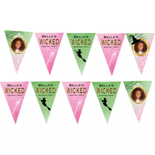 Personalised Wicked Pennant Bunting