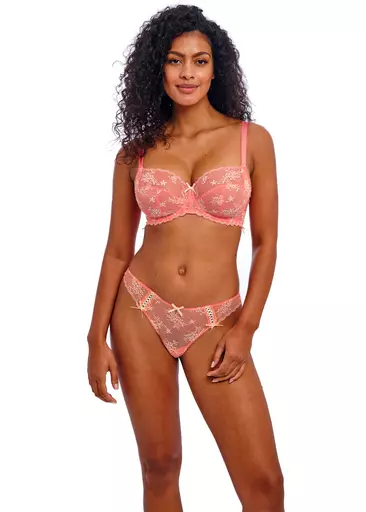 Freya Offbeat Decadence Sunset Coral with thong.jpg