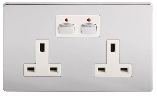 EnerGenie MIHO022 socket-outlet Chrome, White