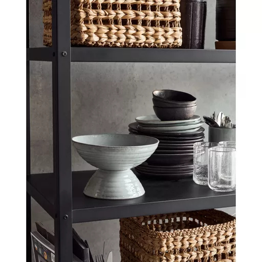 Stand, Rustic, Grey/Blue