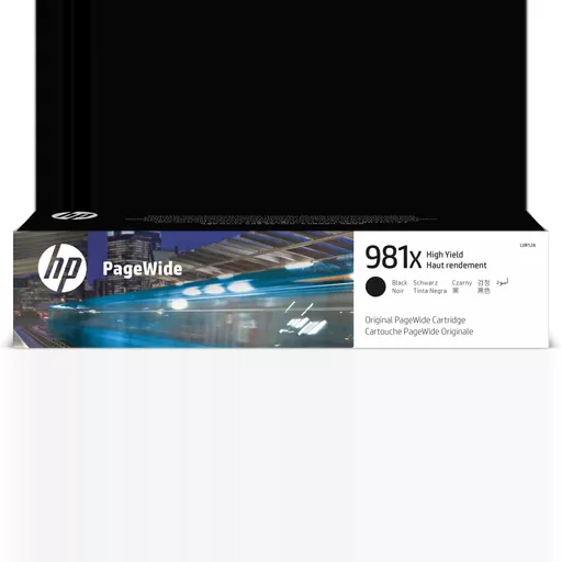 HP L0R12A/981X Ink cartridge black, 11K pages ISO/IEC 19798 194ml for HP PageWide E 58650/556