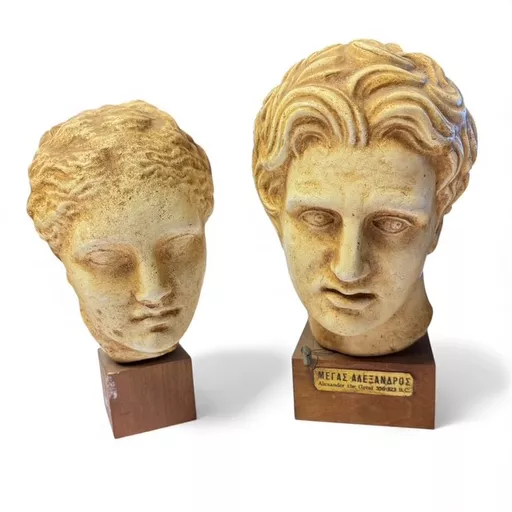 Pair of Ancient Greek Busts