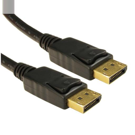 Cables Direct CDLDP-001LOCK DisplayPort cable 1 m Black