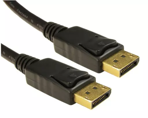 Cables Direct CDLDP-001LOCK DisplayPort cable 1 m Black