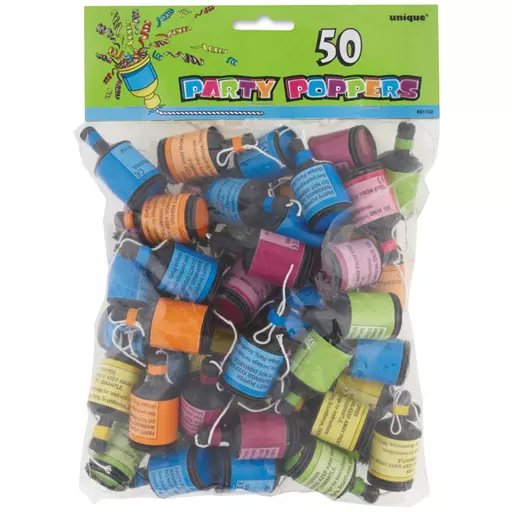 Party Poppers (Pack 50)
