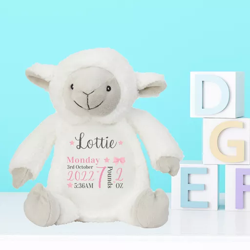 Lamb Baby Girl Plush Soft Toy