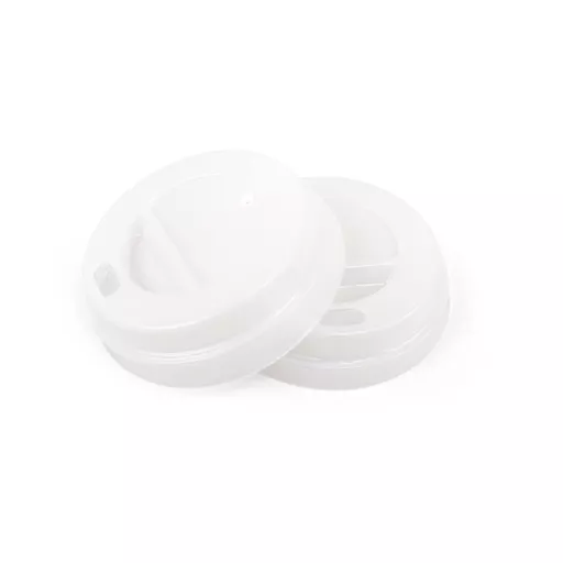 4oz Hot Cup Compostable Sip Lid White