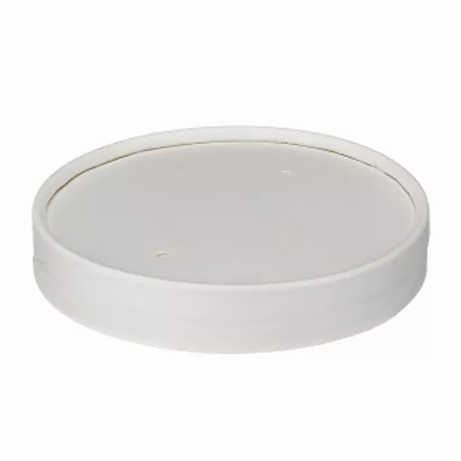 16OZ WHITE SOUP POT LID (PP LINED) - (1X500)
