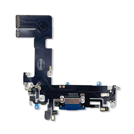 Charging Port Flex Cable (Blue) (CERTIFIED - Aftermarket) - For iPhone 13