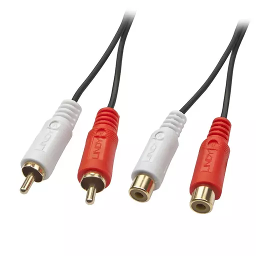 Lindy 3m Premium Phono To Phono Extension Cable