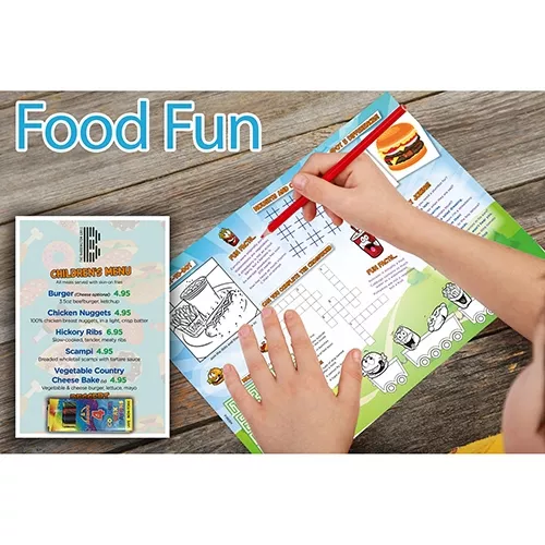 Food Themed A3 Activity - Pack of 250